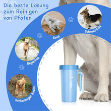 Tinioey Pfotenreiniger für Große Hunde mit Griff und 4
