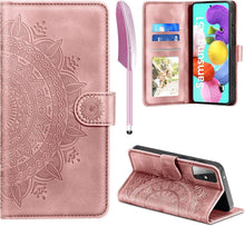 Lederhülle Samsung Galaxy A51 Wallet Case PU Schutzhülle Rosa