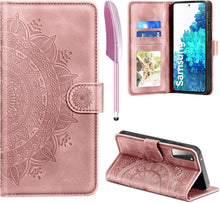 Samsung Galaxy S20 FE Lederhülle Flip Wallet Rosa