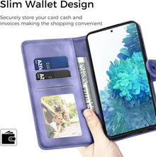 Samsung Galaxy S20 FE Lederhülle: Flip Wallet Case PU