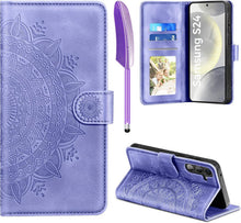 Lederhülle Samsung Galaxy S24 5G Handyhülle Flip Wallet Case Magnet