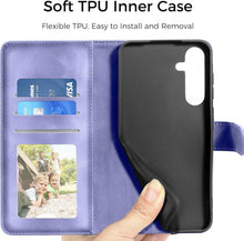 Lederhülle Samsung Galaxy S24 5G Flip Wallet Schutzhülle