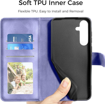 Lederhülle Samsung Galaxy S24 5G Flip Wallet Schutzhülle