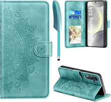 Samsung Galaxy S24 5G Lederhülle Flip Wallet Handyhülle mit