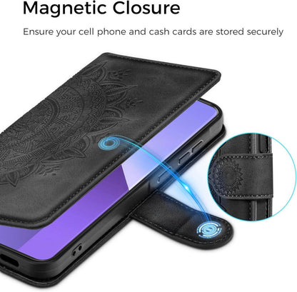 Handyhülle Xiaomi Redmi Note 13 Pro Plus 5G PU Leder Schwarz