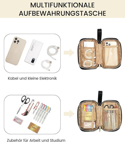 Laptoptasche Damen 15,6 Zoll Wasserdicht Schwarz Groß Tablet Business Uni