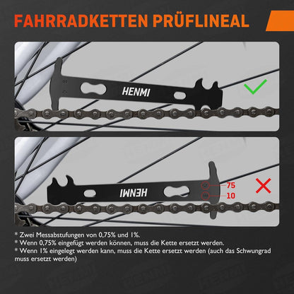 Kettennieter Fahrrad Kettenschloss Zange 4 Paar Nieten Reparatur Set 2.0 6-12