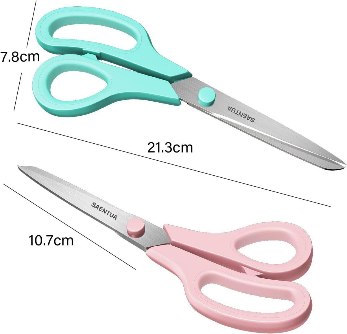 Edelstahl Scheren Set 3 Stück 21cm ultrascharfe Klingen