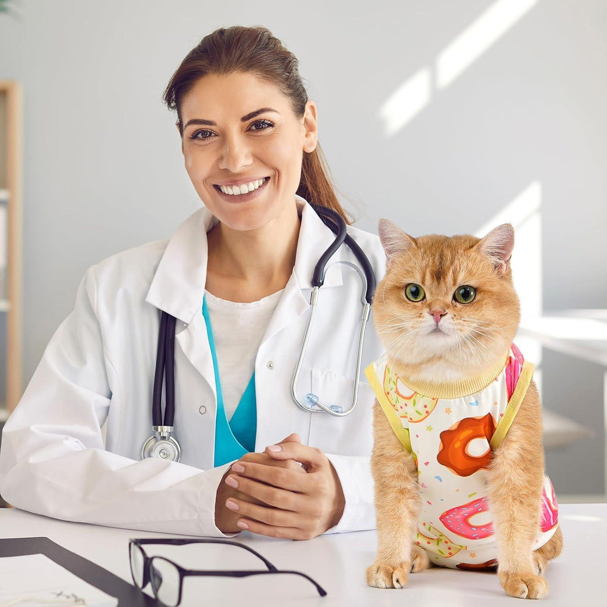 Katzenbody Modal Recovery Suit für Kastration & Wunden