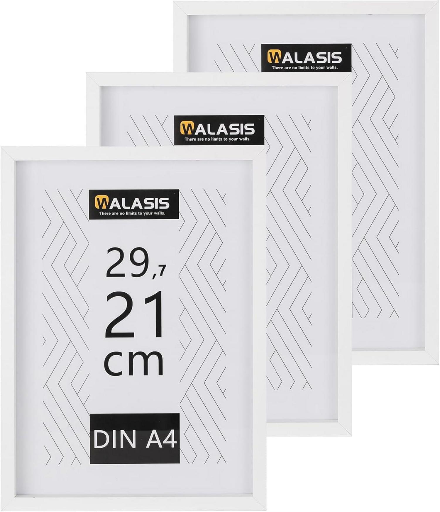 Moderne Bilderrahmen Set Din A4 3er Fotorahmen Holz