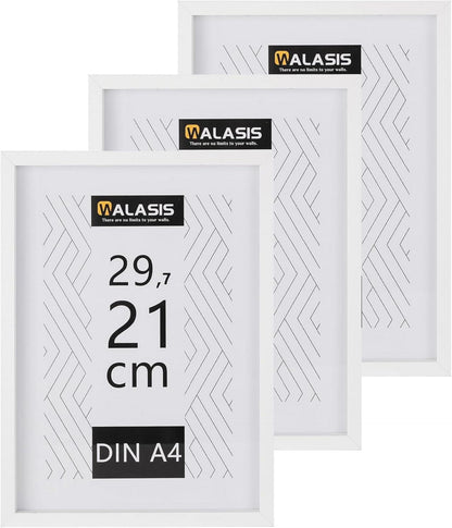 Moderne Bilderrahmen Set Din A4 3er Fotorahmen Holz
