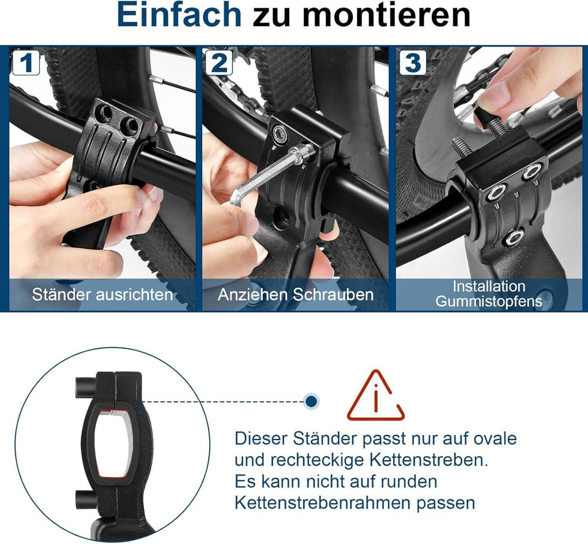Toptrek Fahrradständer 24-29 Zoll Höhenverstellbar