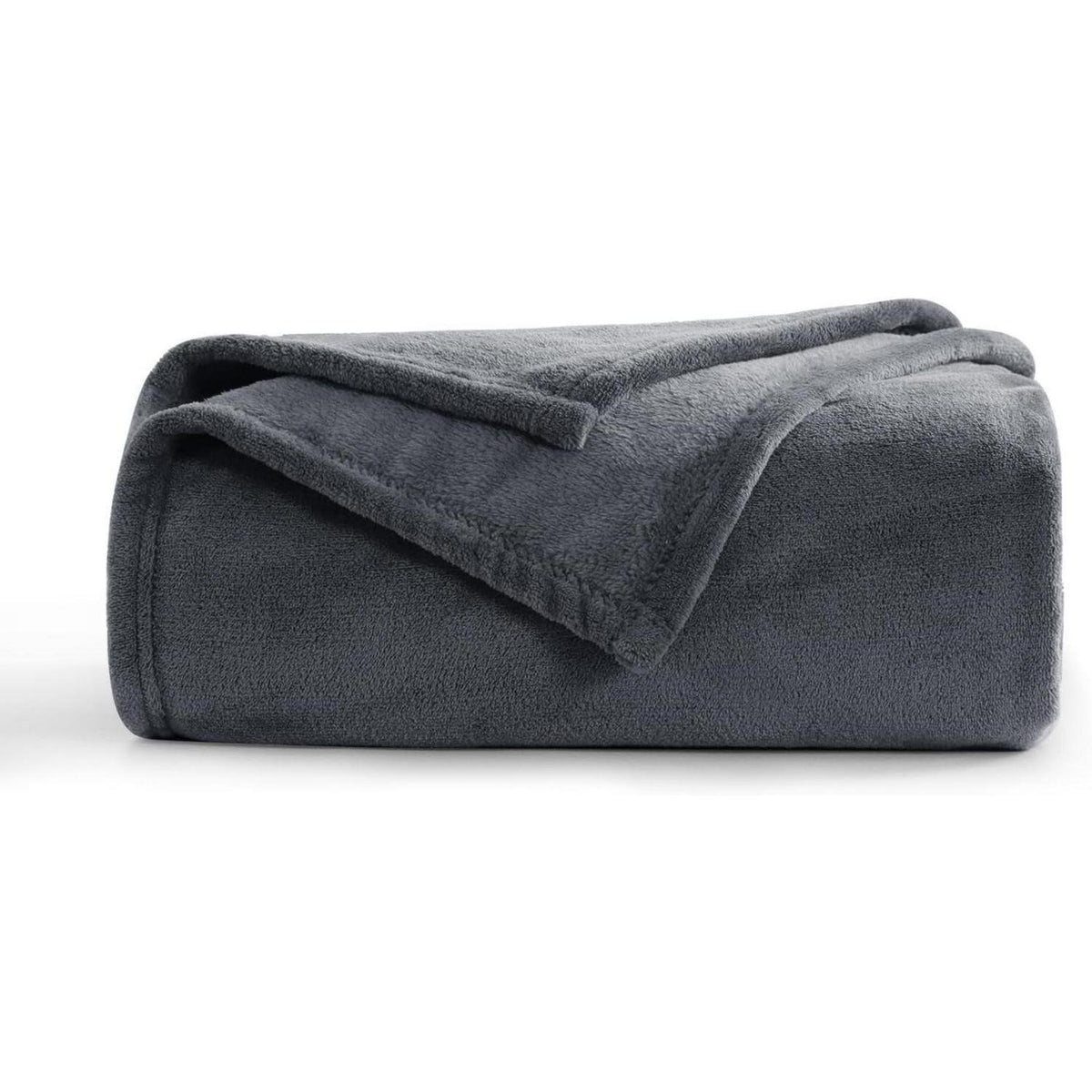 Kuscheldecke Flauschig Dunkelgrau 150x200 cm XL Warme Sofa Decke