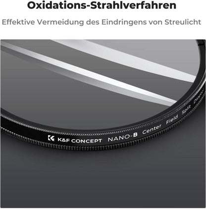 K&F Concept Nano-B Serie Split Dioptrien Prisma 77mm Bokeh Effektfilter