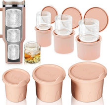 Silikon Eiswürfelform für Stanley Cup, 3er Set, BPA-frei, Pink