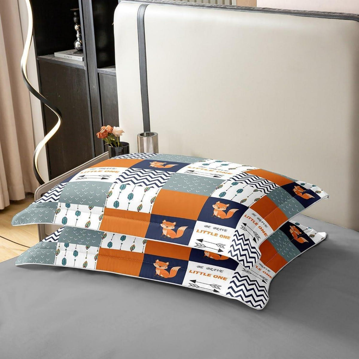 Fuchs Bettwäsche Set 220x240cm Baumwolle Kinderzimmer Boho