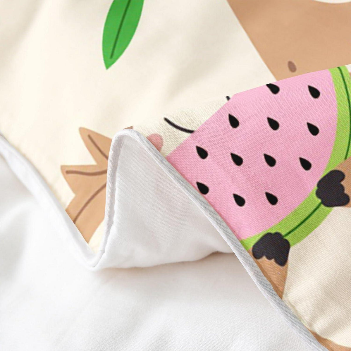 Kawaii Faultier Bettwäsche Set 135x200cm Baumwolle Kinderzimmer