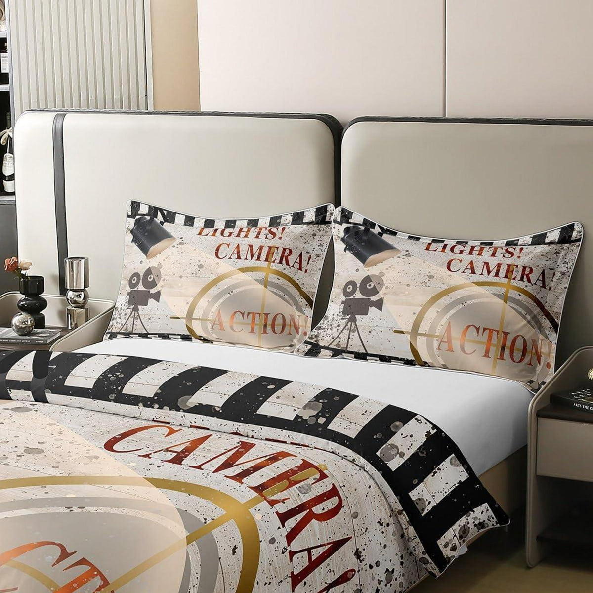 Filmthema Baumwoll Bettwäsche Set 135x200cm für Kinderzimmer