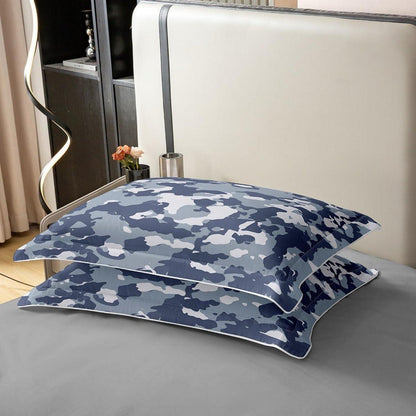 Camouflage Bettwäsche Set 200x200cm – 100% Baumwolle, Military Style