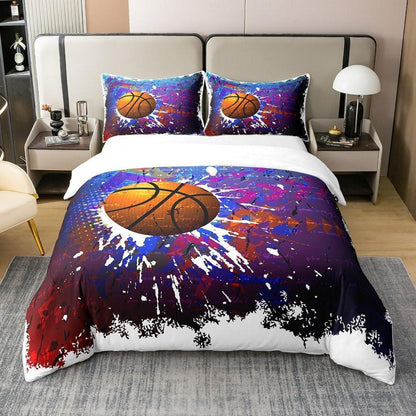 Basketball Bettwäsche Set 220x240cm – Baumwolle, Sports Design
