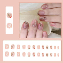 24 Stück Rosa Ballerina Künstliche Nägel Acryl Full Cover