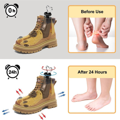 Schuhspanner Gelb (43-47) mit Schuhlöffel