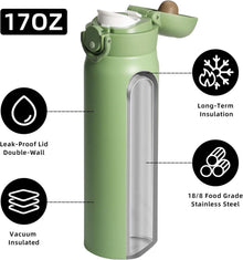 500ml Thermosflasche Edelstahl Isolierflasche Auslaufsicher