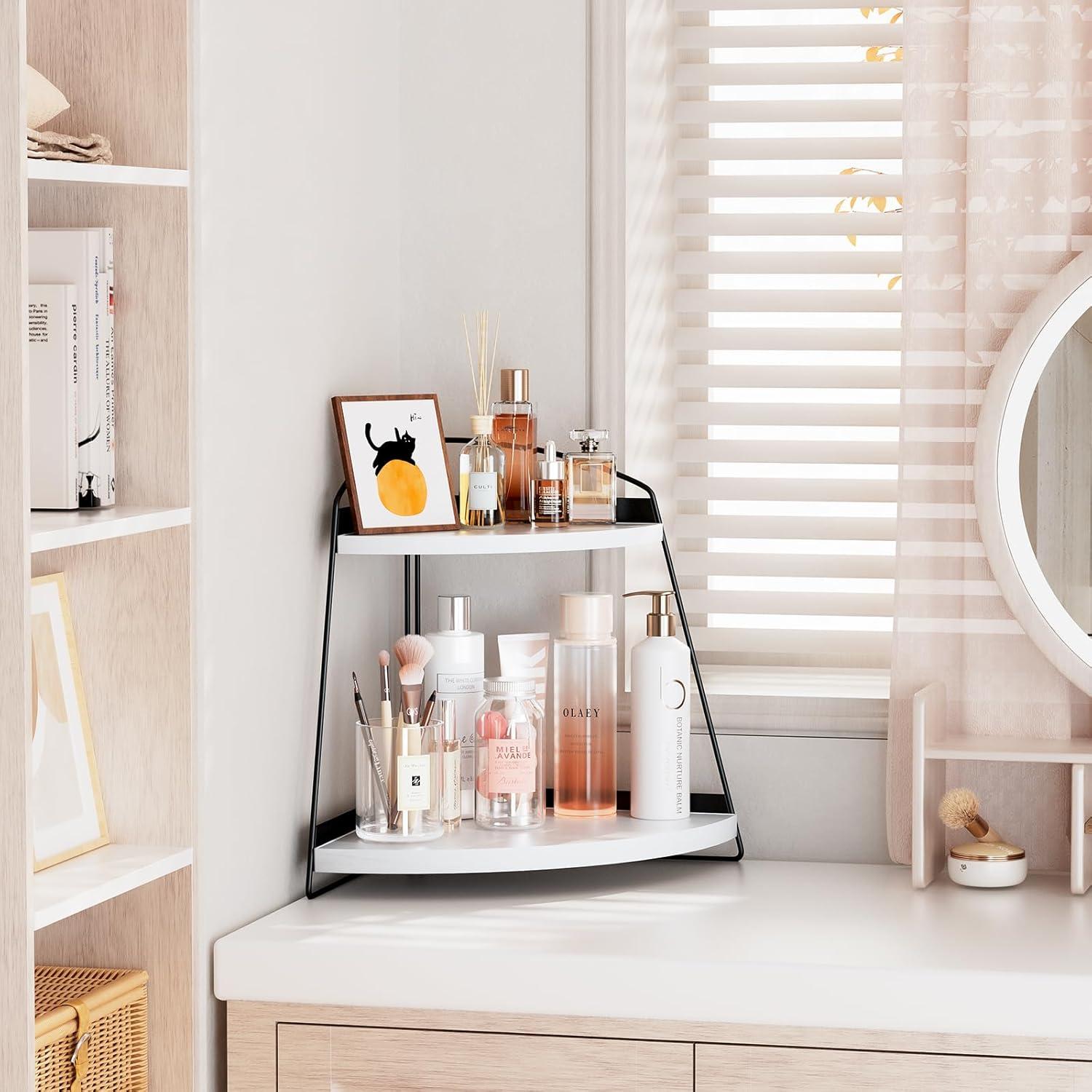Puricon 2 Etagen Eck Organizer Badezimmer Küchenregal