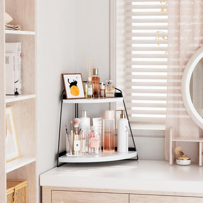 Puricon 2 Etagen Eck Organizer Badezimmer Küchenregal
