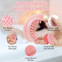 Silikon Body Scrubber - Doppelseitige Luffa Körperbürste