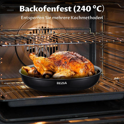 BEZIA Pfannenset Keramikbeschichtet 9-tlg. Induktion