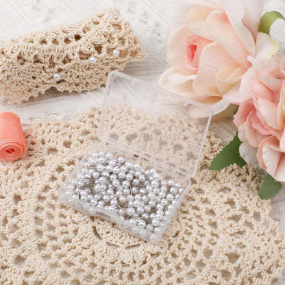 150 Perlen-Pinnnadeln für Basteln, Nähen & Dekoration