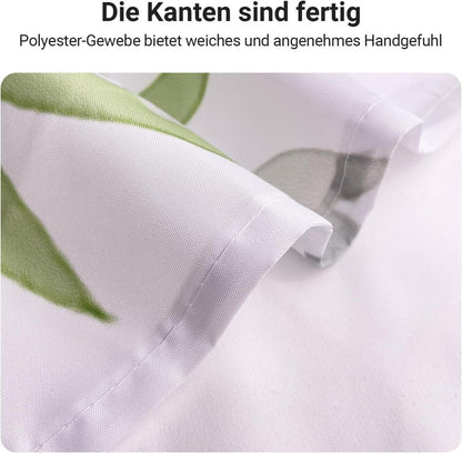 Duschvorhang Blätter Muster 150x200cm Antischimmel Wasserdicht Polyester
