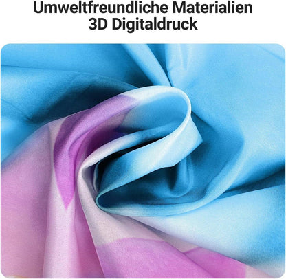 Duschvorhang Kieswüste Muster 180x160cm Antischimmel Wasserabweisend