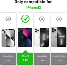 iPhone 13 Hülle 360 Grad Fullbody mit Glas Schutzfolie Lila