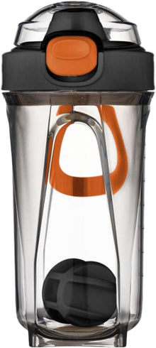 Protein Shaker 500ml mit Mixerball und Auslaufsicherem Deckel