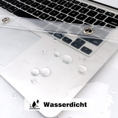 Duschvorhang Transparent 180x180 Wasserdicht PEVA mit 5 Magneten
