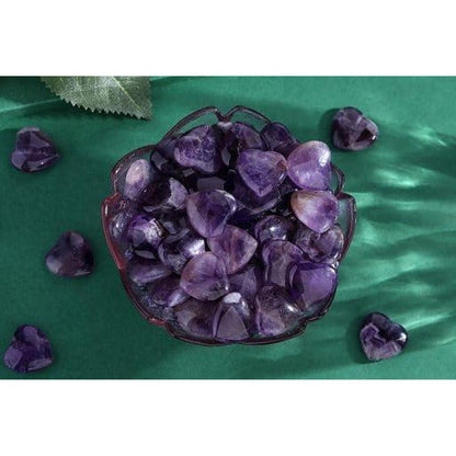 Amethyst Herz Stein Natürliche Heilkristalle 20pcs 20mm