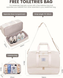 Sporttasche LOVEVOOK 50L Groß, Weekender Reisetasche