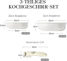 Induktionspfanne Set 20/26 cm Antihaft