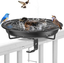 Hängende Vogeltränke für Garten Balkon, Schwarzer Vogelfutterspender
