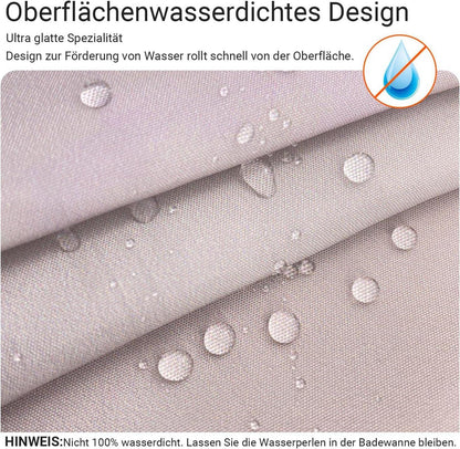 Lerores Duschvorhang Gelbe Ente 120x180 cm Antischimmel