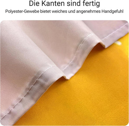 Lerores Duschvorhang Gelbe Ente 120x180 cm Antischimmel Polyester 8 Ösen