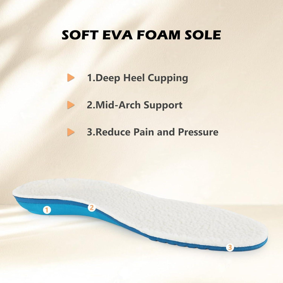 Sport Komfort Einlegesohlen - Arch Support Schuheinlagen Dämpfung