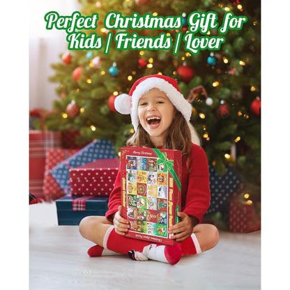 D-FantiX Puzzle Adventskalender Weihnachtspuzzle für Kinder