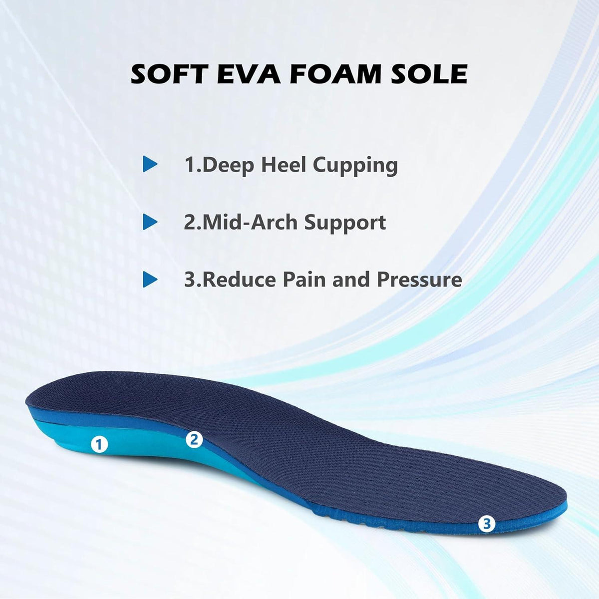 Sport Komfort Einlegesohlen Arch Support Atmungsaktiv Dämpfung Ginleg