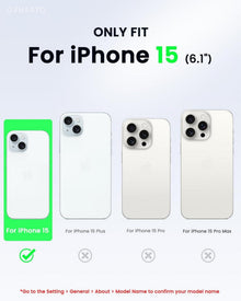 ORNARTO iPhone 15 Hülle MagSafe stoßfest 6,1 Zoll