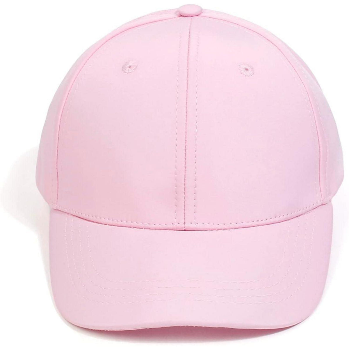 Baseballkappe Pferdeschwanz für Mädchen – Rosa, UV-Schutz, Atmungsaktiv