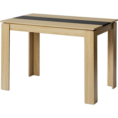 Esszimmergruppe 4 Personen – Holztisch & Dunkelgraue Stühle