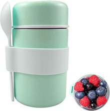 Edelstahl Thermobehälter 400ml Matcha Grün für Essen&Warmhalten